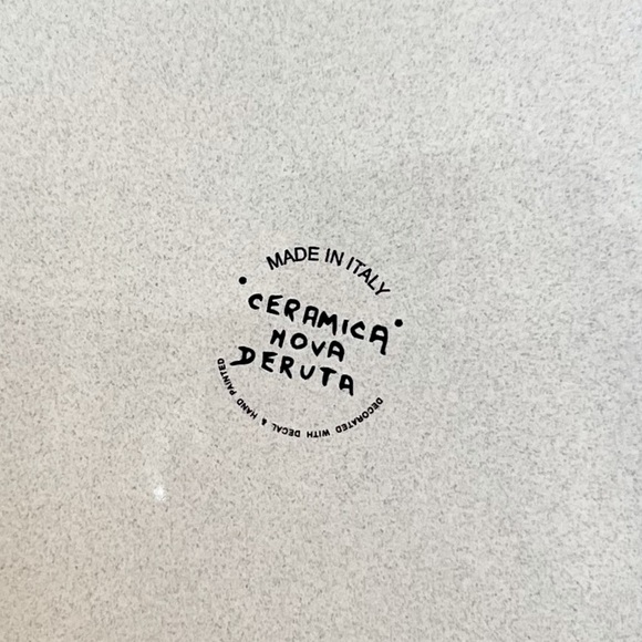 Ceramica Nova Deruta Italy Pottery Hand Painted Oval Serving Platter Tray EUC - Picture 5 of 5